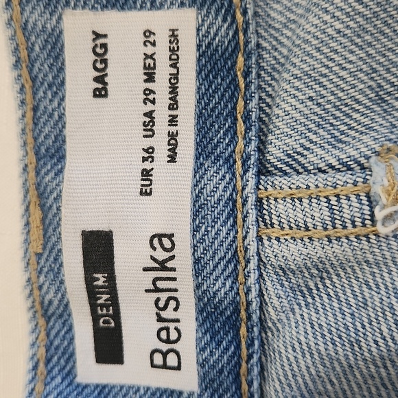 Bershka Denim Unisex Baggy Skater Jeans. Size 29 - Picture 8 of 13